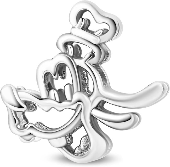 LIGHTDOG 925 Sterling Silver Charm fits Pandora Charm Bracelet Necklaces Pendant Bead Charms Jewelry Gift for Women Family Friends