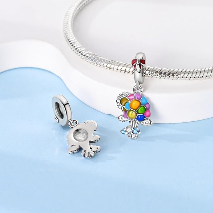 NARMO S925 Sterling Silver Charms Hamsa Charm for Pandora Bracelets Cross Charms for Bracelets Perfume High Heels Dangle Charms Silver Charms for Women