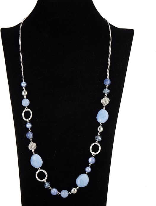 PEARL&CLUB Long Beaded Necklaces For Women - Sweater Chain Fashion Jewelry Necklace Gifts For Women