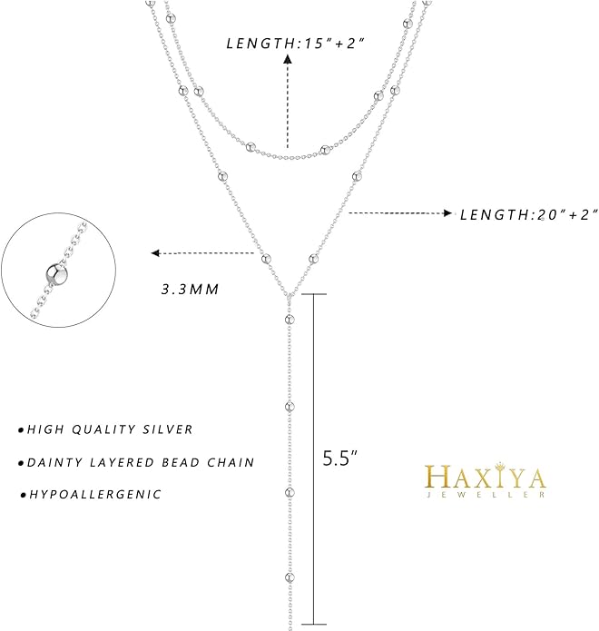 Lariat Gold Necklace for Women Dainty Long Necklace 14k Gold Plated/Silver Y-Shaped Pendant Drop Chain Trendy Layered Pearl/Beaded/CZ Necklaces Simple Gold Jewelry For Women Gift