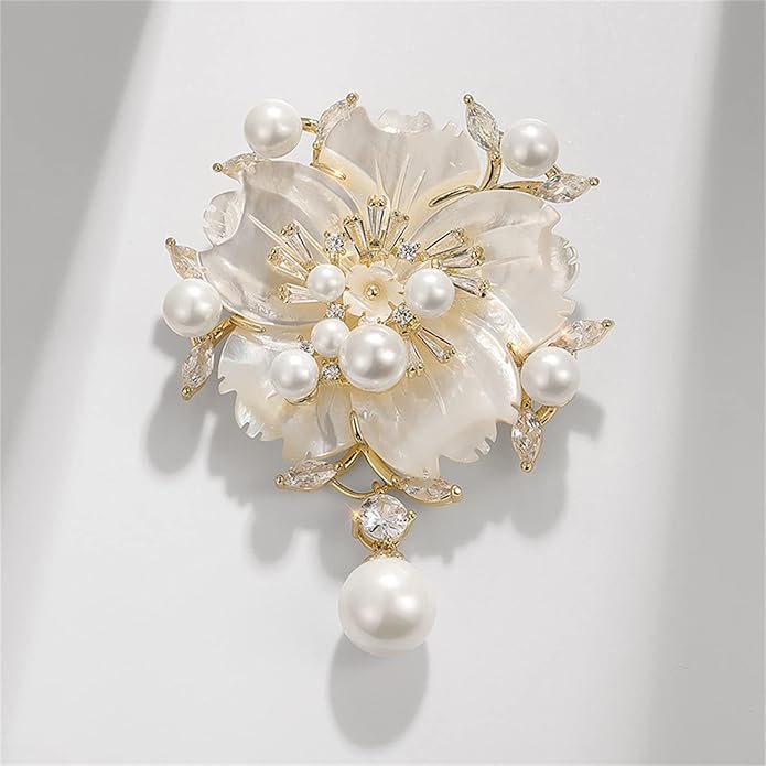 Brooch Pins For Women Fashion, Flower Brooches Jewelry For Women Floral Series Brooches And Pins Designer Lady's Costume