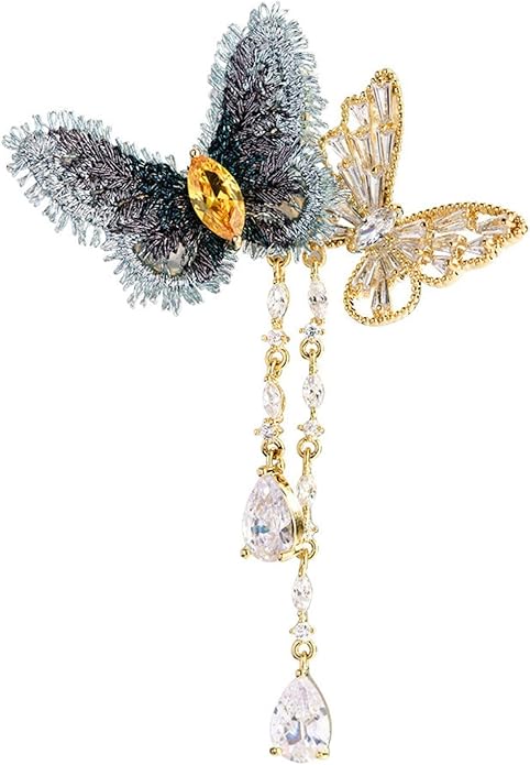 Animal Brooch Insect Bird Brooches Pearl Rhinestone Crystal Brooch 18k Gold-Plated Lapel Pins Jewelry Gifts Birthday Gifts for Women Men