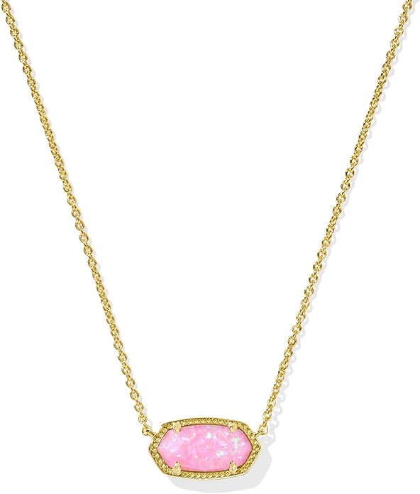 Kendra Scott Elisa Pendant Necklace for Women, Fashion Jewelry, 14k Gold-Plated