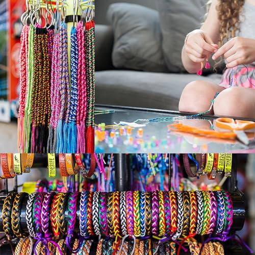 0.8mm Nylon Cord, Thread Chinese Knot Macrame Rattail Bracelet Braided String (Red)
