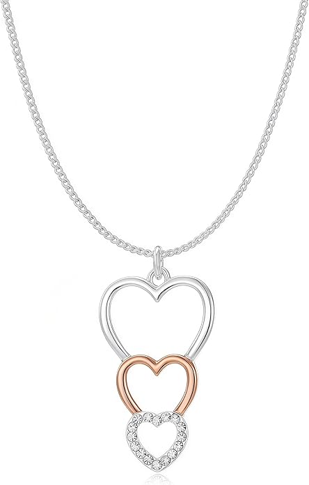 Heart Pendant Necklace for Women, Dainty Cute Pendant Necklaces Women's Trendy Simple Jewelry Gifts for Valentines