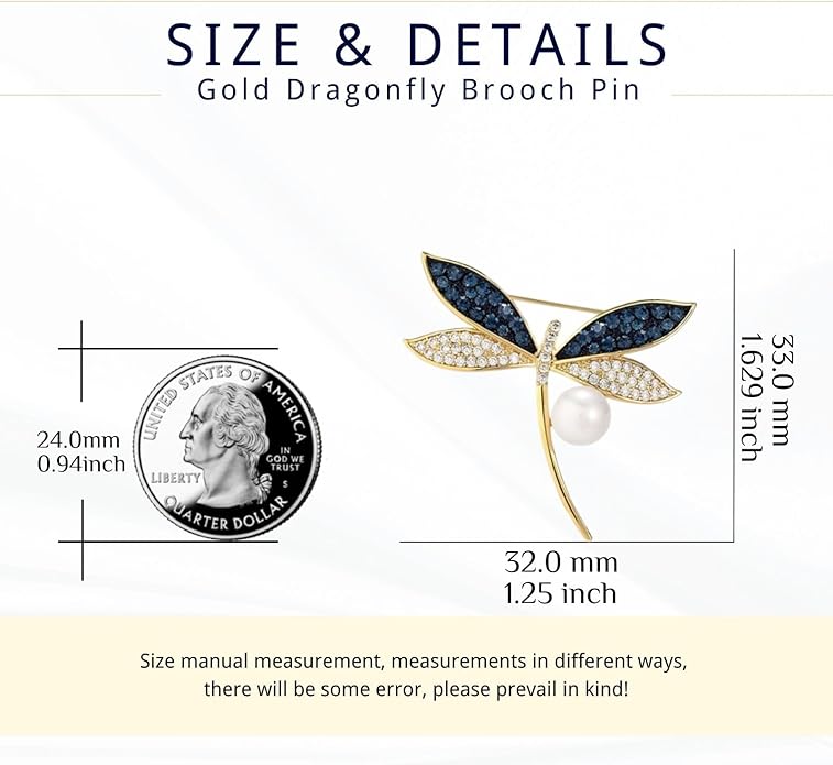 Animal Brooch Insect Bird Brooches Pearl Rhinestone Crystal Brooch 18k Gold-Plated Lapel Pins Jewelry Gifts Birthday Gifts for Women Men