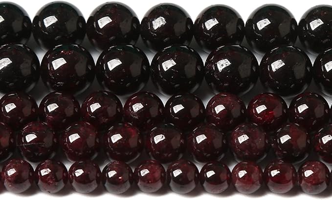 4MM 86PCS Natural Garnet Gemstone Loose Beads for Jewelry Making DIY Bracelet Crystal 1 Strand