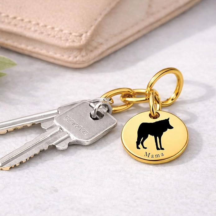 SM Design Mama Animal Charm Set – Set of 4 Stainless Steel Charms – Motherhood & Family Keepsake Jewelry Charmss