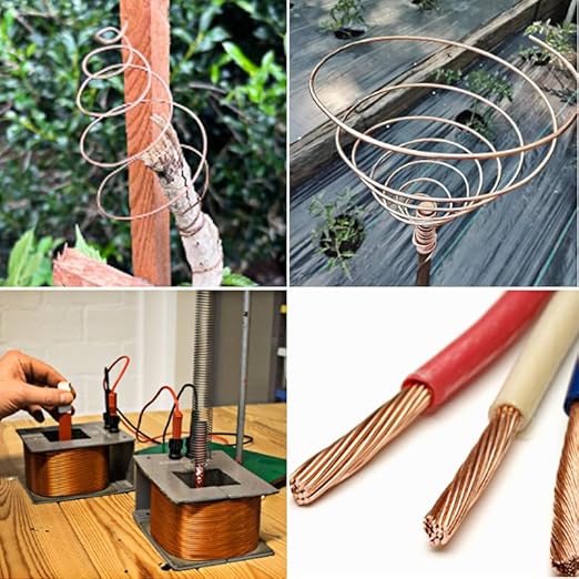 18 Gauge/1.0 mm 65 Feet 5 oz 99.9% Dead Soft Copper Wire for Electroculture Gardening, Jewelry Making, Beading, Science Projects, DIY Artwork