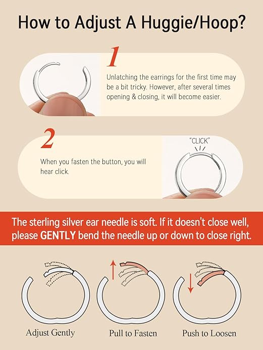 FaithHeart Sterling Silver Hoop Earrings for Women, Hypoallergenic Huggie Hoop Earrings Lightweight Small Cartilage Earrings Hoop Earring Dainty Everyday Earrings 6/8/10/12/14/15/16/18/20mm