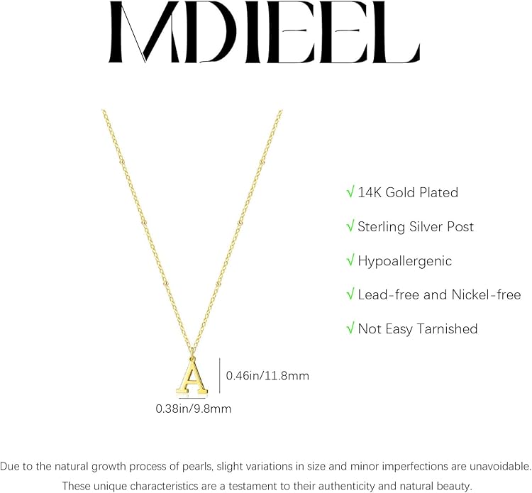 Valentines Gifts for Her Women - Initial Necklaces for Women Dainty 14k Gold Plated A-Z Letter Pendant Name Necklaces Cute Charm Choker Fashion Accessories Non Tarnish Trendy Jewelry Gift