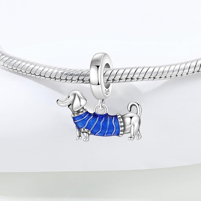 Cute Panda Animal 925 Sterling Silver Charms for Bracelets and Necklace Dangle Pendants Butterfly Elephant Dog Bead Jewelry Present for Women Family Friends
