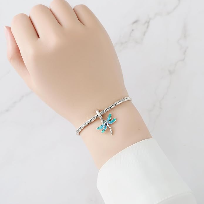 Cute Panda Animal 925 Sterling Silver Charms for Bracelets and Necklace Dangle Pendants Butterfly Elephant Dog Bead Jewelry Present for Women Family Friends