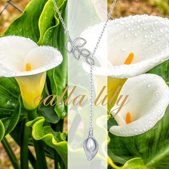 Long Necklace Sterling Silver Larait Bar Y Lariat Long Chain Drop Adjustable Necklace Gift for Her, 30"
