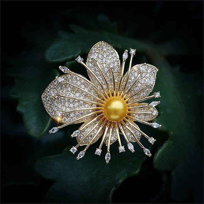 Brooch Pins For Women Fashion, Flower Brooches Jewelry For Women Floral Series Brooches And Pins Designer Lady's Costume