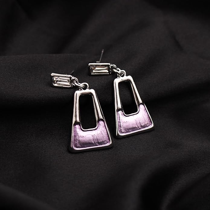 SFE Irregular Enamel Triangle Shape shell Collar Bib Bohemian Boho Statement Necklace Earrings Fashion Costume Jewelry Set for Women