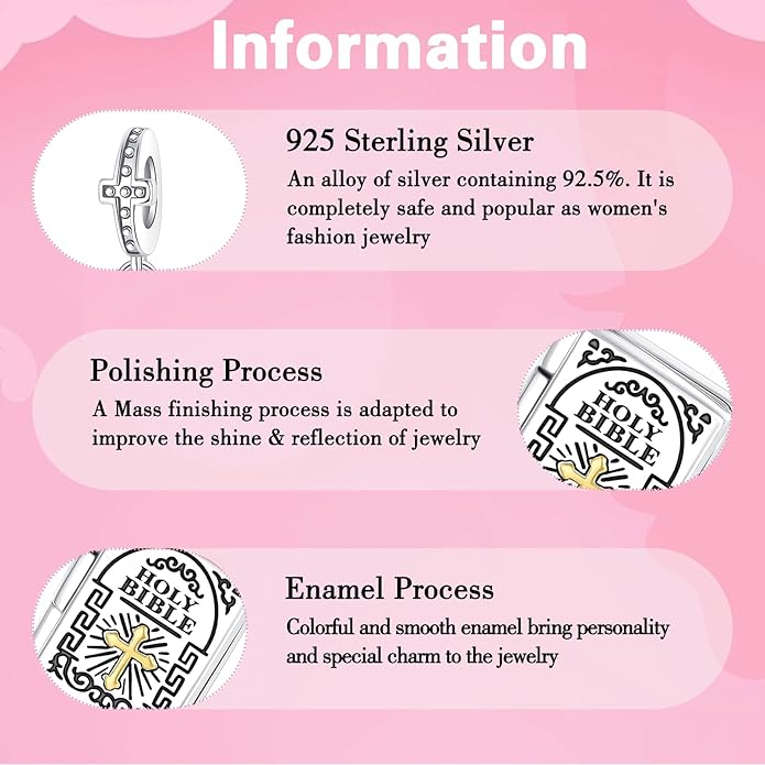 925 Sterling Silver Charms for Bracelets and Necklaces Charms for Women Fashion Jewelry for Women Friend and Mother