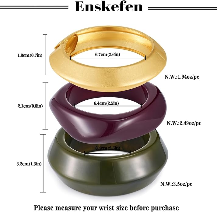 Acrylic Resin Bangles Bracelets for Women Wide Irregular Geometric Wristband Statement Bracelet Punk Chunky Acrylic Resin Bangle