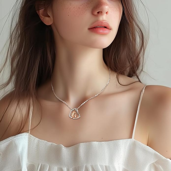 Vito 925 Sterling Silver Tree of Life Necklace for Women, Mother Tree Pendant for Mom Mother Necklace Mother's Day Jewelry Gift for Wife Grandma, 18/22 Inch Chain