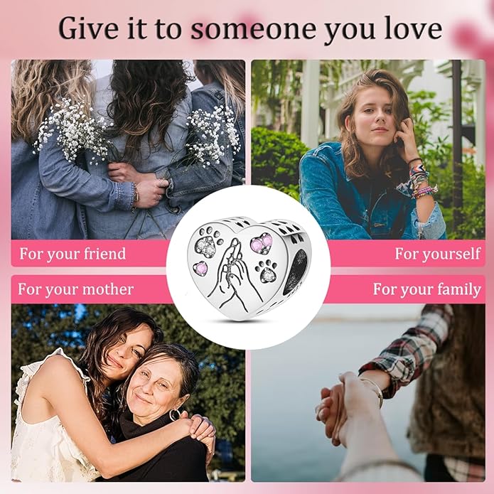 NARMO S925 Sterling Silver Charms Hamsa Charm for Pandora Bracelets Cross Charms for Bracelets Perfume High Heels Dangle Charms Silver Charms for Women
