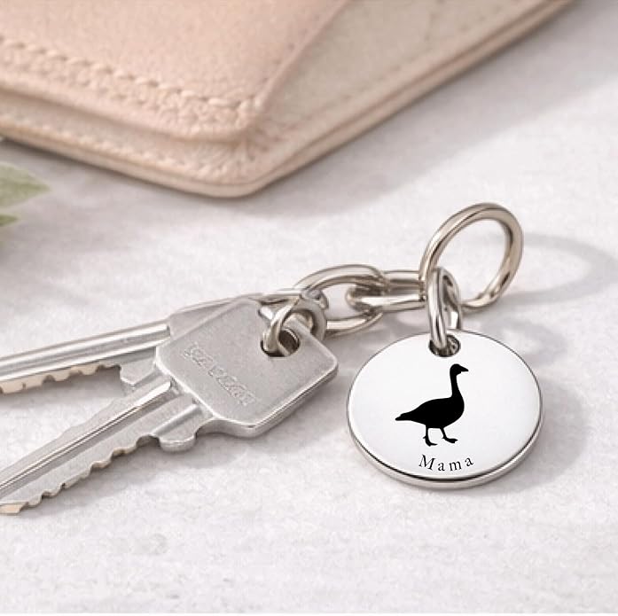 SM Design Mama Animal Charm Set – Set of 4 Stainless Steel Charms – Motherhood & Family Keepsake Jewelry Charmss