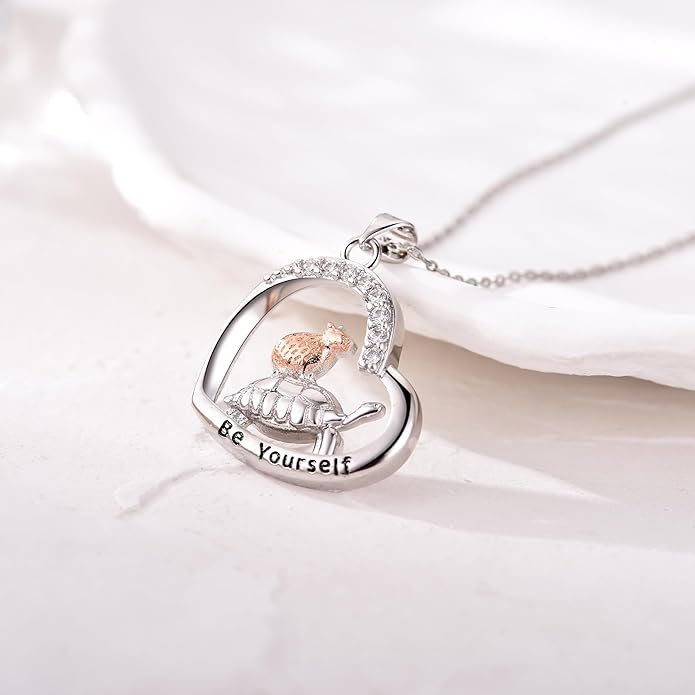 Animal Necklace Cat/Fox/Otter/Sloth/Cow/Highland Cow/Koala Necklace Cute Animal Jewelry Gifts for Women