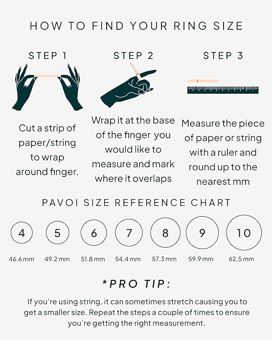 PAVOI 14K Gold Plated Solid 925 Sterling Silver CZ Simulated Diamond Stackable Ring Eternity Bands for Women