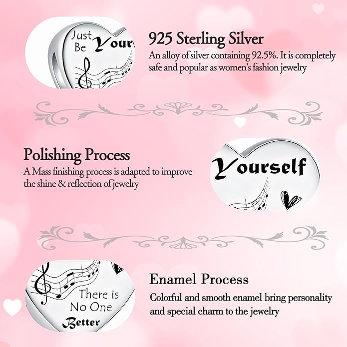 925 Sterling Silver Charms for Bracelets and Necklaces Charms for Women Fashion Jewelry for Women Friend and Mother