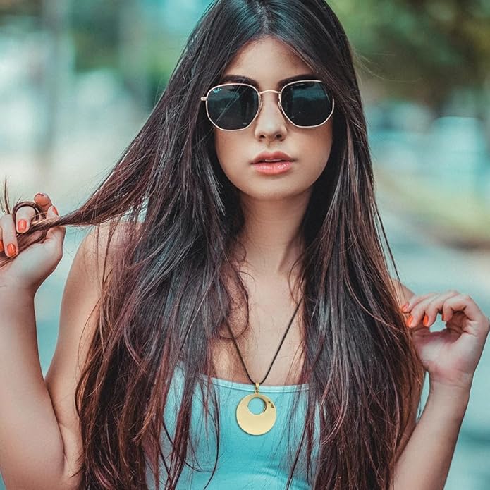 Madison Tyler Gold Plated Jewelry Set for Women | Silver Teardrop Pendant Necklace Trendy | Long Necklace with Snake Chain | Fashion Dangle Earring Set