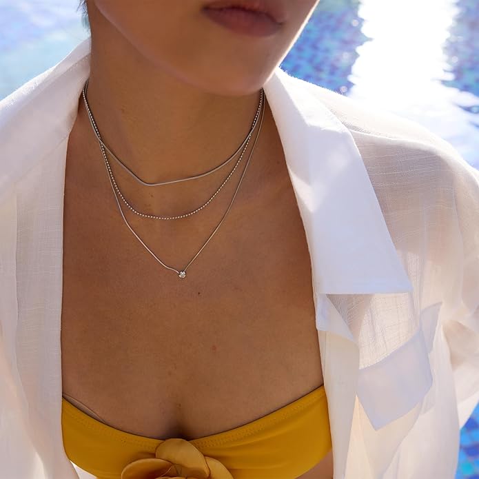 Chunky Gold Necklace with Star Pendant for Women,18K Gold Plated Stainless Steel Sweatproof Non Tarnish Hypoallergenic Chain,Trendy Chunky Necklaces for Women,Star Necklace Fashion Statement Jewelry