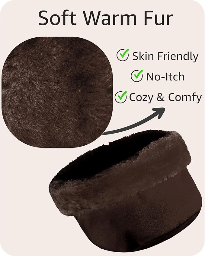 boxed-gifts Women's Warm Fleece Winter - Women's Hat and Glove Set + Hats Gloves Scarves for Women