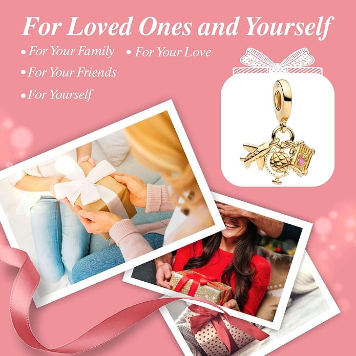 Cute Fashion Heart Charms,S925 Sterling Silver Charm,Bead for Bracelets and Necklaces,For Women Jewelry Present