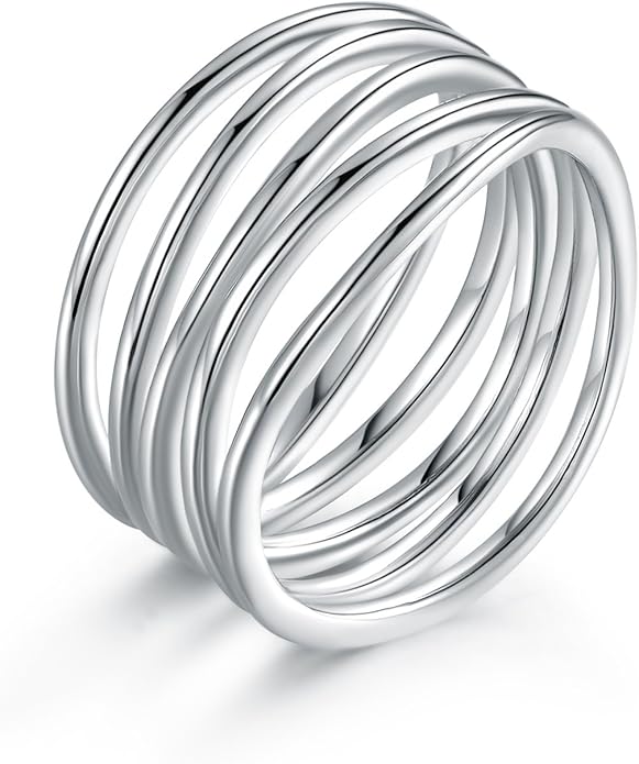 Barzel 18K Gold Plated Statement Ring For Women, Trendy Statement Ring, Sizes 5-10 - Made in Brazil