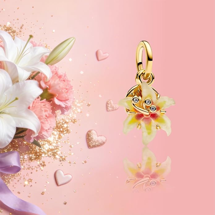 Gold Heart Family Charms Bead for Bracelets and Necklaces Jewelry Charm for Women Valentine Mother's Day