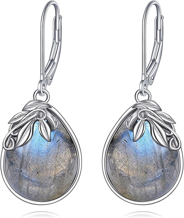VONALA Flower Earrings for Women 925 Sterling Silver Rose/Lotus/Scottish Thistle/Tulip/Lilac/Mushroom/Pineapple Dangle Drop Earrings Flower Jewelry Gifts for Women Girls Birthday Gifts