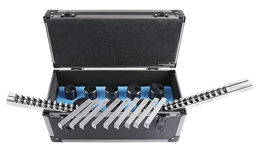 Accusize Industrial Tools No 40A H.S.S. Keyway Broach Sets in Fitted Box, 32 Combinations, 5100-0042