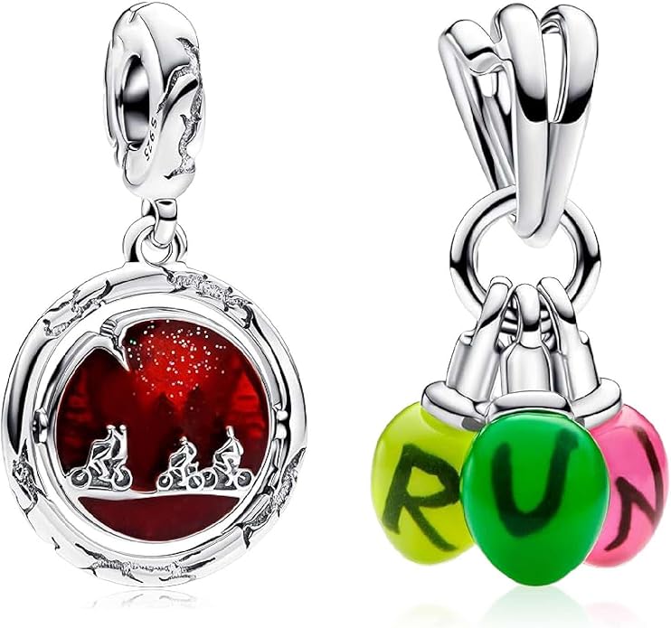 Cute Fashion Heart Charms,S925 Sterling Silver Charm,Bead for Bracelets and Necklaces,For Women Jewelry Present