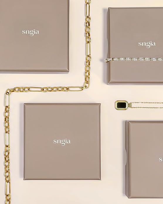 Long Dainty 18K gold plated Threader Chain (Green, Purple) Emerald Purple Dangle Earrings for Women by SNGIA, Minimalist Fashion Statement Trendy Thin Drop Jewelry Gifts