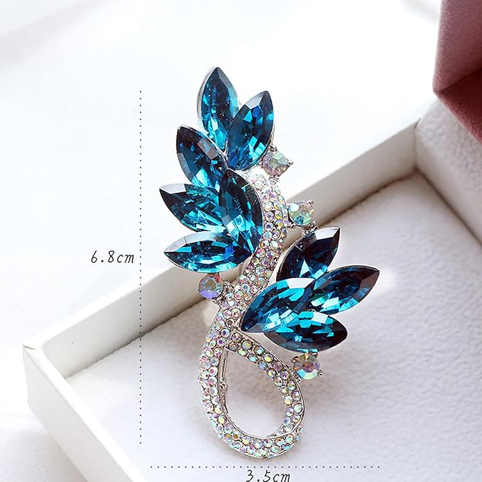 Brooch Pins For Women Fashion, Flower Brooches Jewelry For Women Floral Series Brooches And Pins Designer Lady's Costume
