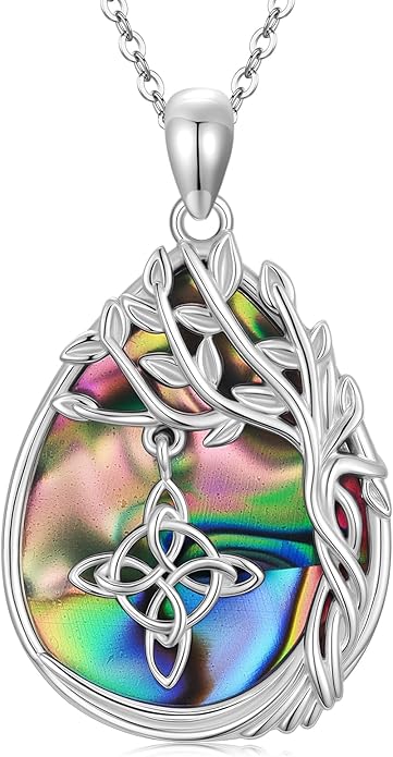 Jewish Jewelry Tree of Life Necklace 925 Jewish Sterling Silver Pendant Necklace Women Gift
