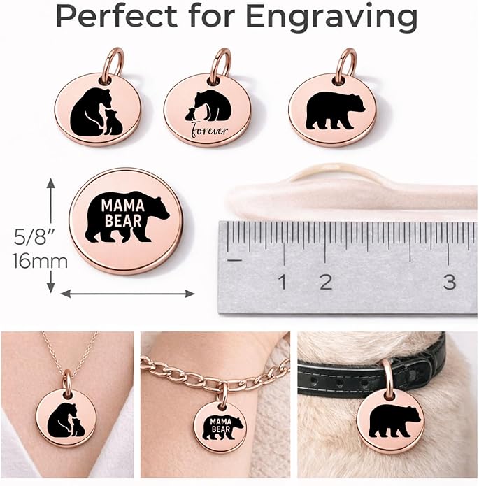 SM Design Pregnancy & New Baby Charm Set – Set of 4 Meaningful Stainless Steel Charms – Great for Crafting, Making Bracelets and Necklaces - Meaningful Keepsake Charms for Expecting & New Moms
