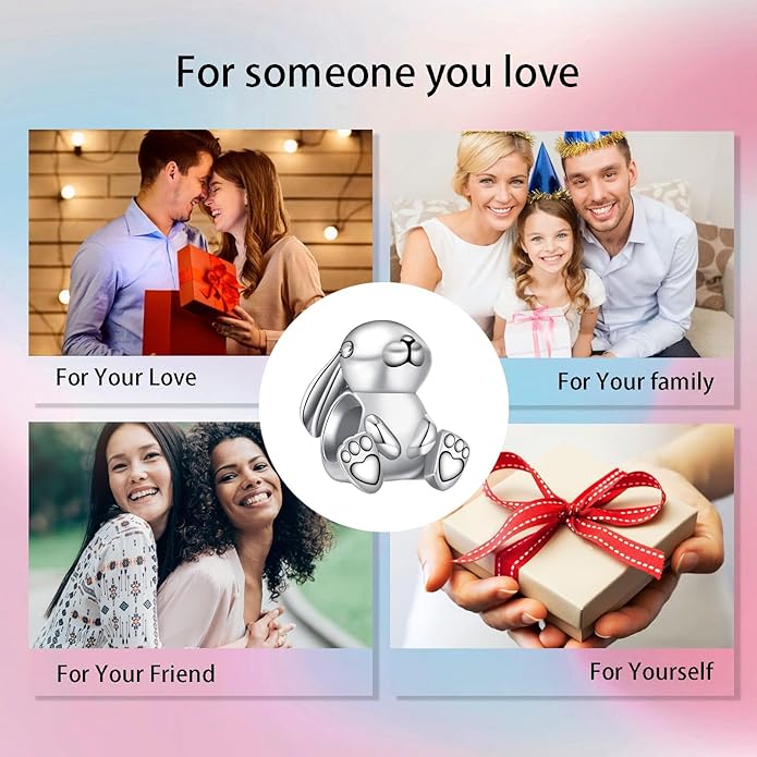 Bible Family Mom Wife Love Heart Dangle Charm 925 Sterling Silver Charms fits Bracelets and Necklace Pendant Bead Charms Jewelry Present for Women Family Friends