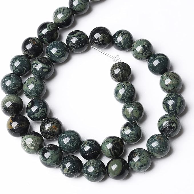 6mm 60pcs Natural Kambaba Jasper Beads Round Loose Energy Healing Stone Beads for Jewelry Making DIY Bracelet 15 Inch