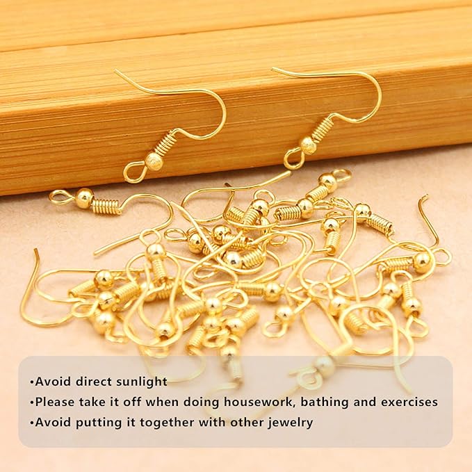 Hypoallergenic Earring Hooks 150 PCS/75 Pairs, Silver Plated Ear Wires Fish Hooks,500pcs Earring Making Kit with Jump Rings and Clear Silicone Earring Backs Stoppers for DIY Jewelry Making