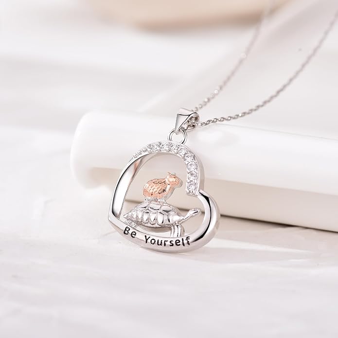 Animal Necklace Cat/Fox/Otter/Sloth/Cow/Highland Cow/Koala Necklace Cute Animal Jewelry Gifts for Women