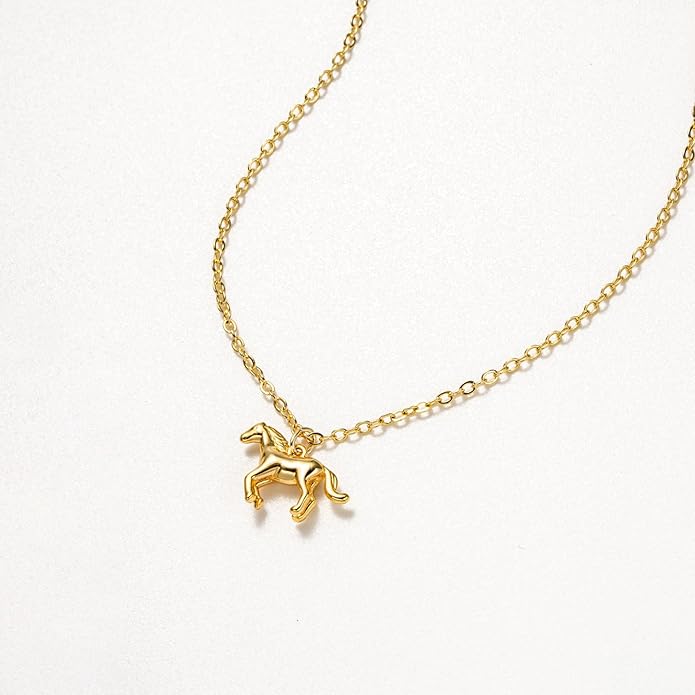 14K Gold Plated Dainty Pendant Butterfly Bead Boot Bee Baseball Flower Compass Airplane Heart Hummingbird Tree Necklace Simple Jewelry Gift for Women