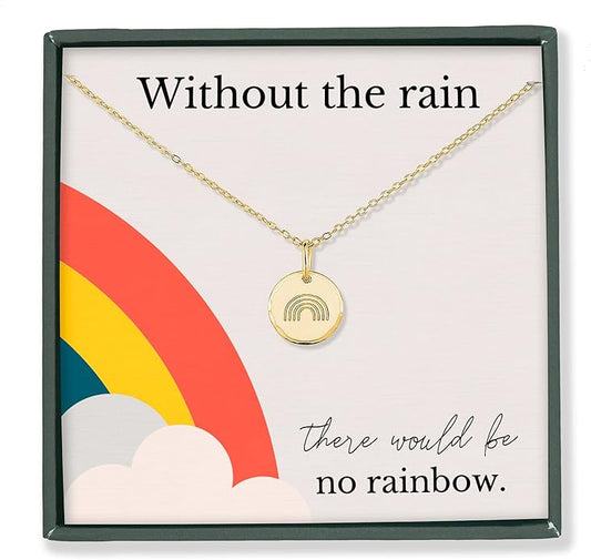 HOPE LOVE SHINE Encouraging Gift for Women - Courage, Strength, Motivational, Inspirational Necklace, Jewelry 16+2", 14k Gold Plated Sterling Silver