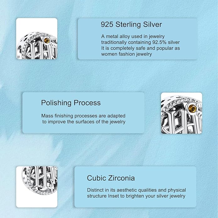 925 Sterling Silver Charms Magic Movie Character Dangle Beads for Bracelets and Necklaces Jewelry for Women