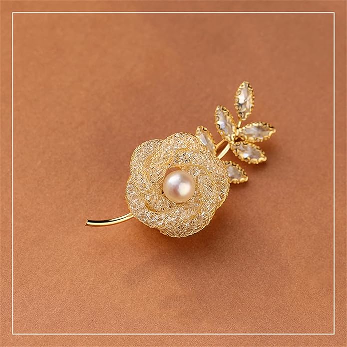 Brooch Pins For Women Fashion, Flower Brooches Jewelry For Women Floral Series Brooches And Pins Designer Lady's Costume