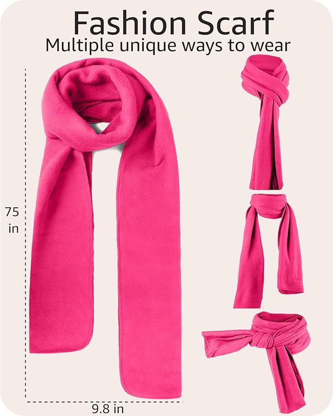 boxed-gifts Women's Warm Fleece Winter - Women's Hat and Glove Set + Hats Gloves Scarves for Women